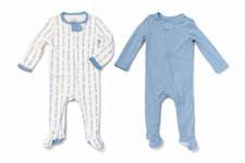 Cloud Island - 2 Pack Sleep N Play  6-9 Month - Blue & Patterned Baby Sleep Set price