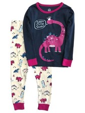 Infant & Toddler Girls Blue Cotton Dinosaur Pajamas Baby Sleep Set Baby Sleep Set price