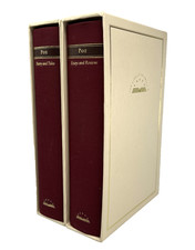 Edgar Allan Poe Poetry Tales Essays Reviews Library of America Slipcase Set 2 Vo Essay - Review price