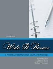 Write It Review: A Process Approach to College Essays with Readings Essay - Review price