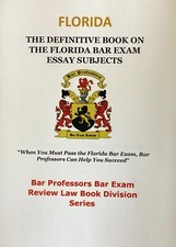 Florida Essay Bar Exam Review Book for Repeat & 1st Time Bar Exam Takers 2026 Essay - Review price