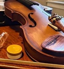 🎅🎄FAST, FREE SHIPPING!🎄🎅Acoustic Violin w Softshelled Hard Case, Wax & More! Violins price