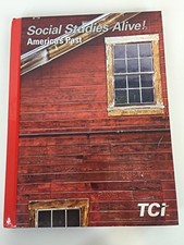 Social Studies Alive Americas Past TCI Student Edition 2016 - VERY GOOD Social Studies price