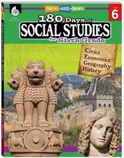180 Days™: Social Studies - Paperback, by Flynn Kathy; McNamara - Very Good h Social Studies price