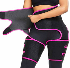 Neoprene High-Waisted Waist Trainer Shapewear Shorts Firm Black/Pink Body Firming and Slimming price