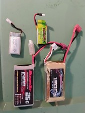 Lot of Four LiPo Battery Packs RoaringTop YKS Dromida Fullgmax Pre-Owned YKS price