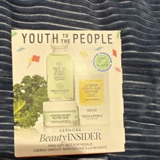 Youth To The People Vegan Face Set: Cleanser Moisturizer Mask Kale Green Tea Face Care Sets price