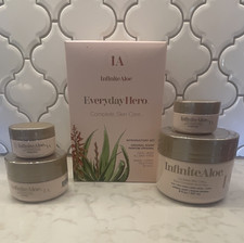 InfiniteAloe Everyday Hero Intro Skin Care Set Aloe Cream for Face & Body Face Care Sets price