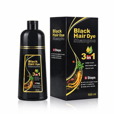 Black Hair Dye Shampoo 3 in 1 for Women/Men for Gray Coverage Instant Hair Color Hair Dye price