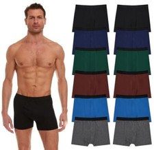 12 Pack of Mens Boxer Briefs Underwear Bulk, 100% Cotton, Soft, Comfortable Men's Boxer price