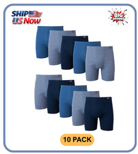 Hanes Mens Covered Waistband Boxer Briefs 10 Pack Comfort Underwear, Sizes S-XL Men's Boxer price