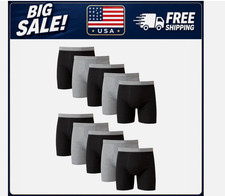 Hanes Mens Boxer Briefs Value Pack 10-Pack Comfort Fit Underwear, Sizes S-XL Men's Boxer price