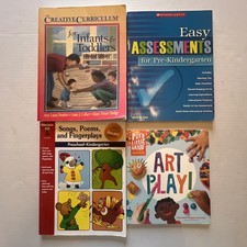 Preschool Teacher Resource Lot Curriculum Assessments Fingerplays Art Play Book Preschool Educational & Teaching Books price