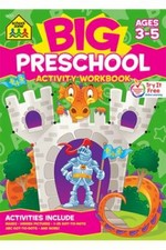 Big Preschool - Learning Teaching Home School Book Workbook (©2018) Preschool Educational & Teaching Books price