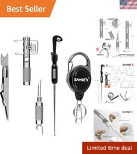 Essential Fishing Accessory: Hook Tying Tool, Loop Tyer & Zinger Retractor Fishing Accessory price