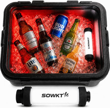 Rechargeable Waterproof Cooler LED Light 55 Hour Runtime Camping Accessory Camping Accessory price