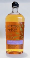 Bath and & Body Works Aromatherapy Stress Relief VANILLA VERBENA Wash Foam 10 oz Shower Gels and Bath Foams price