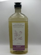 Bath & Body Works Aromatherapy Sleep Rose And Lavender Body Wash And Foam Bath Shower Gels and Bath Foams price
