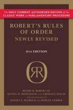 Robert's Rules of Order Newly Revised - Paperback - VERY GOOD Reference Books price