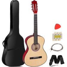 38" Acoustic Guitar Full Size Adult Natural Includes Guitar Pick Accessoriies Acoustic Guitars price