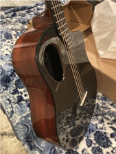 Donner RISING-G1 38" Carbon Fiber X Wood Acoustic Guitar Bundle Glossy Brown Acoustic Guitars price