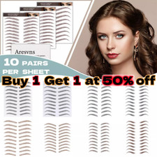 Eyebrow Sticker 4D Hair-like False Eyebrows Waterproof Tattoo Long Last Makeup Eyebrow Makeup price
