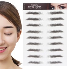 Long Lasting Eyebrow Transfer Sticker Waterproof For Women (BLACK-04) Eyebrow Makeup price