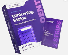 DR.DENT Purple Whitening Strips | Peroxide Free Gentle Teeth Whitening – 42 Ct Teeth Whiteners price