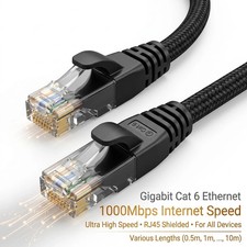 Cat6 Ethernet Cable RJ45 LAN Network Patch Lead for Router Modem PC PS4 PS5 Network Cable price