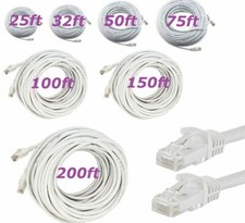 RJ45 Cat5e CAT5 Ethernet LAN Network Cable for PC PS XBox Internet Router White Network Cable price