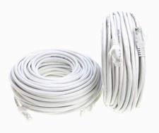 CAT6 Ethernet Patch Cord RJ45 LAN Network Cable White 25FT-200FT Multi-Pack LOT Network Cable price