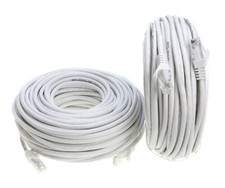 CAT5e Ethernet Patch Cable RJ-45 Network Cord White 25FT-200FT Multipack LOT Network Cable price
