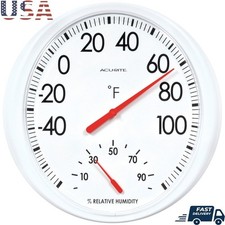 Outdoor Analog Thermometer Humidity Gauge Weather Resistant 13 Inch Dial New Thermometer price