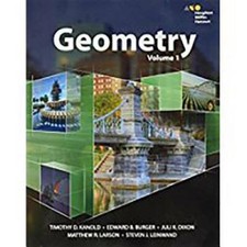 HMH Geometry: Interactive Student Edition Volume 1 2015 - Paperback - GOOD Geometry price
