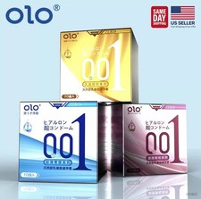 OLO 001 Ultra-Thin 0.01mm Condoms 10pc Polyurethane Hyaluronic Natural Latex Condoms price
