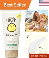 Baby Bum SPF 50 Mineral Sunscreen Lotion 3 oz Fragrance Free Hawaii 104 Act Sun Creams and Lotions price