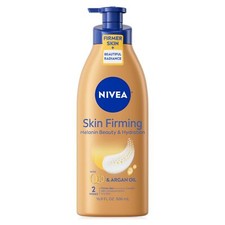 NIVEA Skin Firming Melanin Beauty and Hydration Body Lotion with Q10 and Argan Sun Creams and Lotions price
