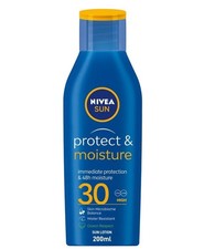 Nivea Sun Protect and Moisture Moisturising Sun Lotion SPF 30-200ml Sun Creams and Lotions price