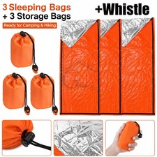 3x Sierra Madre Emergency Sleeping Bag 84"X36" Waterproof Sierramadre Emer US Sleeping Bag price