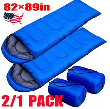 2/1× Thick Adult Cold Weather Sleeping Bag For Big & Tall Waterproof Winter Bags Sleeping Bag price