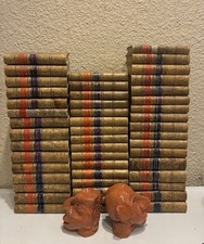 Antiquarian Book Set Spanish Leather Clasicos Castellanos Spain Vintage Books Latin American Literature price