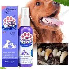 Tooth Cleaning Spray For Cats And Dogs, Tooth Stains Fresh Breath Pets Oral Care Mouthwash and Spray price