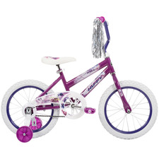 Huffy 16" Sea Star Kids Bike For Girls Purple Youth Bicycle W/ Training Wheels Kids' Bicycles price