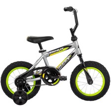 Huffy 12" Rock It Kids' Bike, Fits Riders 37" - 42", Gray/Green, Youth, Boys Kids' Bicycles price