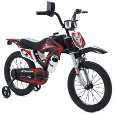12/16" Motorcycle Style Kids Bike w/Training Wheels Boys Girls 3-7 Kids Bicycle Kids' Bicycles price