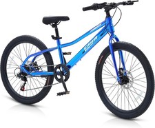 Kids Mountain Bike Boys Girls Age 6-14 7 Speed Bicycle 20 24 Inch Disc Brake Kids' Bicycles price