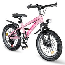 20" Kids Mountain Bike for Boys & Girls Ages 7-12, 7-Speed, Disc Brakes Kids' Bicycles price