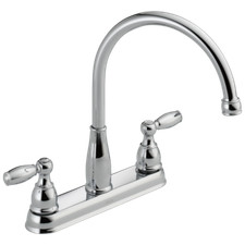 Delta Foundations 2-Handle Kitchen Faucet Chrome-Certified Refurbished Foundations price