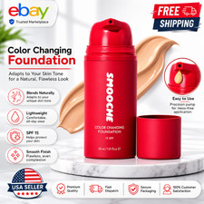Smooche Color Changing Foundation SPF15 Makeup 30ml Natural Finish Unisex Foundations price