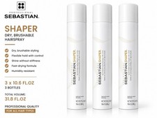 Sebastian Shaper Hairspray Brushable Styling 10.6 Oz 3 Pack Hair Styling Spray price